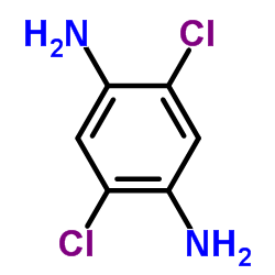 2,5-Dichloro-1,4-phenylenediamine structure