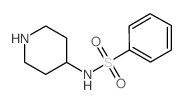 N-哌啶-4-基苯磺酰胺结构式