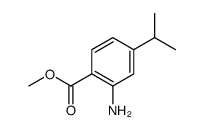 2-氨基-4-异丙基苯甲酸甲酯结构式