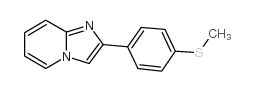 2-(p-Methylthiophenyl)imidazo(1,2-a)pyridine Structure