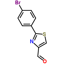 2-(4-溴苯基)-噻唑-4-甲醛结构式
