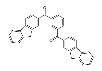 [3-(9H-fluorene-2-carbonyl)phenyl]-(9H-fluoren-2-yl)methanone结构式