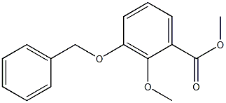 methyl 3-(benzyloxy)-2-methoxybenzoate结构式