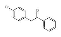 2-(4-溴苯基)苯乙酮结构式