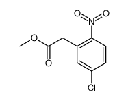 (5-chloro-2-nitro-phenyl)acetic acid methyl ester结构式