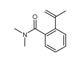 N,N-dimethyl-2-(prop-1-en-2-yl)benzamide结构式