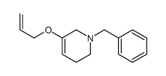 5-烯丙基氧基-1-苄基-1,2,3,6-四氢吡啶结构式