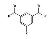 3,5-bis(dibromomethyl)fluorobenzene结构式