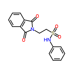 2-(1,3-dioxoisoindolin-2-yl)-Nphenylethanesulfonamide结构式