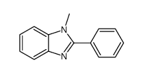 1-甲基-2-苯基-1H-苯并[d]咪唑结构式