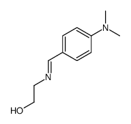 2-[[p-(Dimethylamino)benzylidene]amino]ethanol Structure