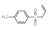 Benzene,1-methyl-4-(2-propen-1-ylsulfonyl)- Structure