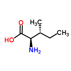D-异亮氨酸结构式