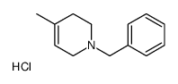 1-苄基-4-甲基-1,2,3,6-四氢吡啶盐酸盐结构式