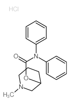 Carbamic acid,diphenyl-, 1-methyl-3-piperidyl ester, hydrochloride (7CI,8CI) structure