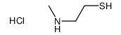 2-(methylamino)ethanethiol,hydrochloride结构式