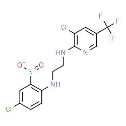 N-[2-(4-CHLORO-2-NITROANILINO)ETHYL]-N-[3-CHLORO-5-(TRIFLUOROMETHYL)-2-PYRIDINYL]AMINE Structure