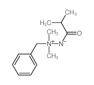 benzyl-dimethyl-(2-methylpropanoylamino)azanium Structure
