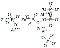 Phosphoric acid, aluminum zinc salt结构式