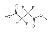 2,2,3,3-tetrafluoro-4-methoxy-4-oxobutanoic acid Structure