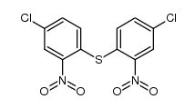 bis(2-nitro-4-chlorophenyl)sulfide结构式