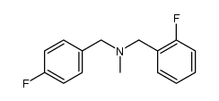 (2-fluoro-benzyl)-(4-fluoro-benzyl)-methyl-amine结构式