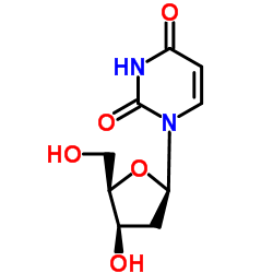 2′-脱氧尿苷-13C,15N2结构式