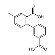 2-(3-carboxyphenyl)-5-methylbenzoic acid Structure