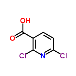 2,6-Dichloronicotinic acid Structure