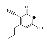 6-hydroxy-4-propyl-1H-pyridin-2-one-3-carbonitrile Structure