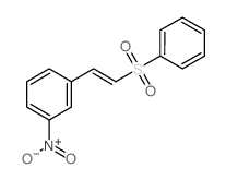 1-[(E)-2-(benzenesulfonyl)ethenyl]-3-nitro-benzene Structure