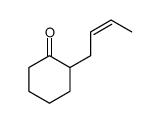 2-but-2-enylcyclohexan-1-one结构式
