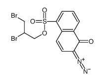 2-diazonio-5-(2,3-dibromopropoxysulfonyl)naphthalen-1-olate Structure