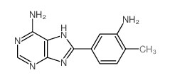 9H-Purin-6-amine,8-(3-amino-4-methylphenyl)- structure