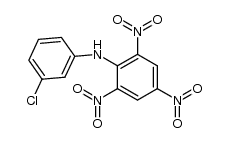 (3-chloro-phenyl)-picryl-amine Structure