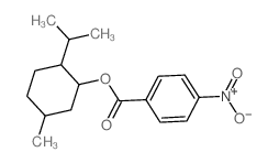 Cyclohexanol,5-methyl-2-(1-methylethyl)-, 1-(4-nitrobenzoate) Structure
