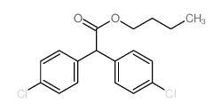 butyl 2,2-bis(4-chlorophenyl)acetate结构式