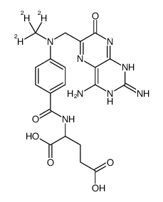 7-Hydroxymethotrexate-d3结构式