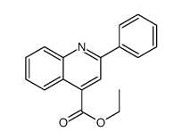 2-苯基喹啉-4-羧酸乙酯结构式