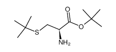 S-t-butyl-L-cysteine t-butyl ester结构式