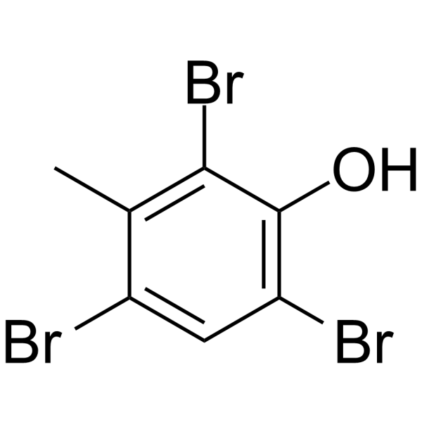 2,4,6-三溴-3-甲基苯酚结构式