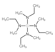 四(乙基甲基氨基)硅烷结构式