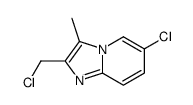 6-chloro-2-(chloromethyl)-3-methylimidazo[1,2-a]pyridine Structure