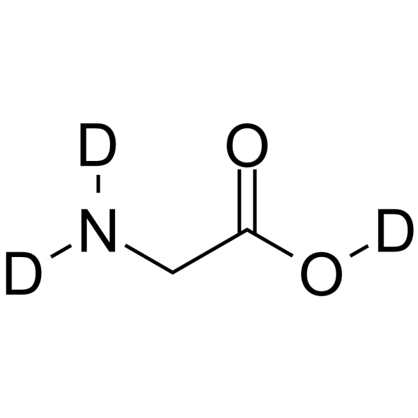 甘氨酸-N,N,O-d3结构式