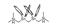 bis([(dimethylsilyl)methyl]diphenylstannyl)methane Structure