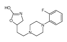 5-[2-[4-(2-fluorophenyl)piperazin-1-yl]ethyl]-1,3-oxazolidin-2-one Structure