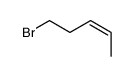 5-Bromo-2-pentene结构式