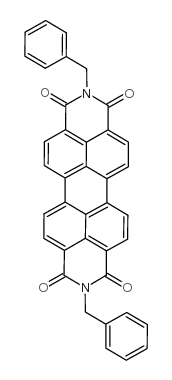 n,n'-dibenzyl-perylene-tetracarbonic acid, diamide Structure