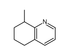 8-methyl-5,6,7,8-tetrahydroquinoline结构式
