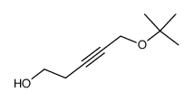 5-t-butoxy-3-pentyn-1-ol结构式
